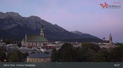 Webcam Stadt Hall in Tirol: Hall in Tirol - Unterer Stadtplatz