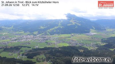 Marktgemeinde St. Johann in Tirol: St. Johann in Tirol - Blick zum Kitzbüheler Horn