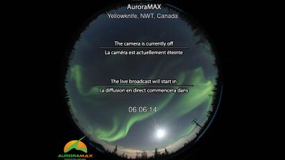 Live webcam in Yellowknife, Canadá