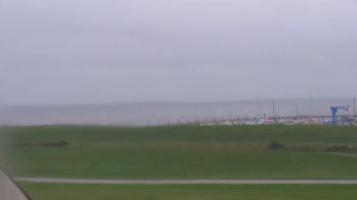 Juist: Westdorf: Inselmosaik Juist - Memmertfeuer - Gemeindehafen Juist - Yachthafen Juist - Steinkrebs