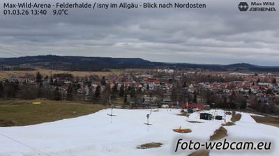 Isny im Allgau: Max-Wild-Arena - Felderhalde - Blick nach Nordosten