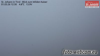 Gemeinde Going am Wilden Kaiser: St. Johann in Tirol - Blick zum Wilden Kaiser