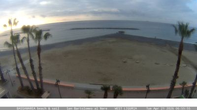 Live webcam in San Bartolomeo al Mare, Itàlia