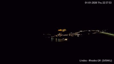 Lindos › South-east: Lindos Beach - Lindos Acropolis