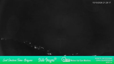 Webcam Sant'Omobono Terme › North-west: Valsecca - Monte Resegone