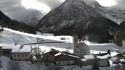 Gemeinde Gramais: Gasthaus Pension Alpenrose - Gramais Ort