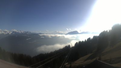 Grusch › South-west: Fanas Seilbahn, Bergstation - Bergrestaurant Sassauna