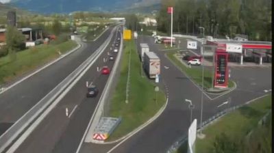Webcam Razdrto: H4 - Vrtojba, počivališče Mlake