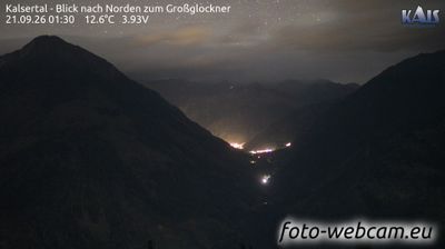 Marktgemeinde Matrei in Osttirol: Kalsertal - Blick nach Norden zum Großglockner