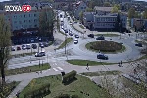 Pisz › Sud-oest: Rondo im. Lecha Kaczyńskiego