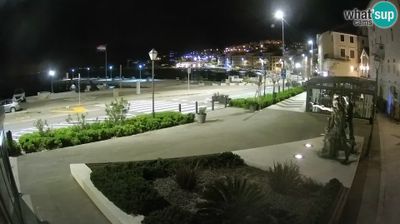 Senj: Live webcam - riva - seafront - Croatia