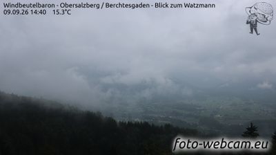 Berchtesgaden: Grafl: Windbeutelbaron - Obersalzberg - Berchtesgaden - Blick zum Watzmann