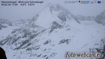 Gemeinde Langenfeld: Wannenkogel - Blick zum Schrankogel