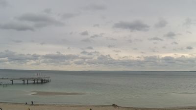 Scharbeutz: Livespotting - Webcam aus Haffkrug mit Blick auf Ostsee und Seebrücke