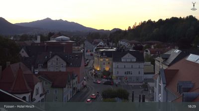 Webcam Fuessen: Schwangau - Hotel Hirsch, Kaiser-Maximilian-Platz