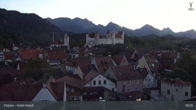 Webcam Fuessen: Schwangau - Hotel Hirsch, Altstadt