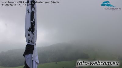 Schonengrund: Hochhamm - Blick nach Südosten zum Säntis