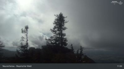 Neureichenau: Bayerischer Wald - Dreisesselberg, Blick auf Gipfel Dreisesselberg