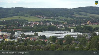Neustadt in Sachsen: Götzinger Höhe, Capron - Die Reisemobilfabrik
