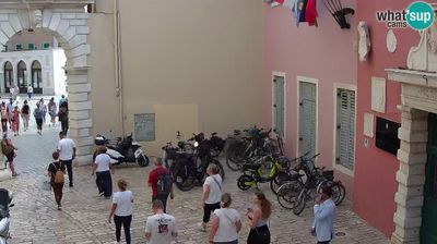 Rovinj: Live webcam - Balbi’s bow “City gate” - Istria - Croatia