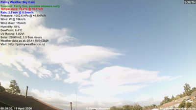 Live webcam in Palmerston North, 新西兰