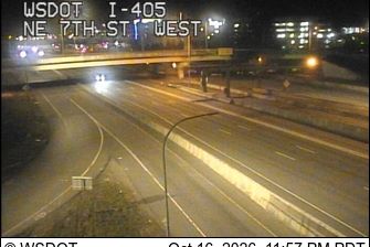 Bellevue: I-405 at MP 13.7: NE 7th St, West