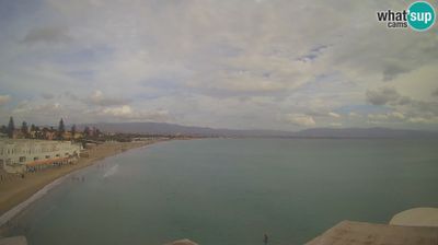 Cagliari - Casteddu: Poetto › East: Live Webcam Gulf of Cagliari - beach - Sardinia