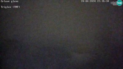 Bohinj: Vogel Ski Resort webca View from Orlova Glava to Triglav