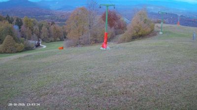 Spletna kamera Semič › Severovzhod: Smučarski center Gače