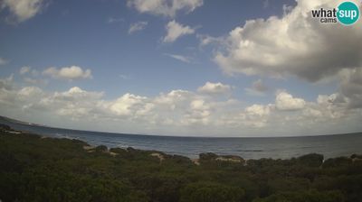 Sorso: Villaplatamona, panoramic view of the Gulf of Asinara, Platamona - Sardinia - live webcam