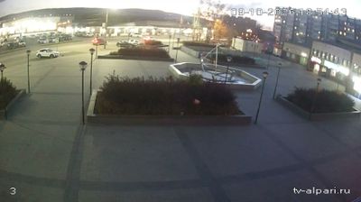 Шелеховское городское поселение: 4-й микрорайон: Площадь ТЦ "Меркурий" и "Дом быта", кам 1
