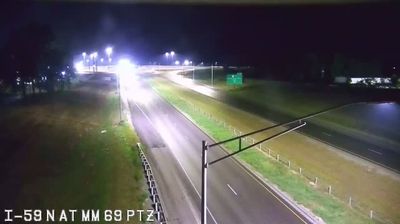 Glendale: I-59 S at MM 69