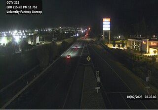 San Bernardino › North: I-215 : (223) Onramp University Parkway