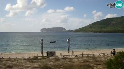 Alghero - L'Alguer › South-east: Live webcam La Stalla beach Riviera del Corallo - Sardinia - Italy
