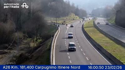 Brovello-Carpugnino: A26 Km. 181,400 Carpugnino Itinere Nord