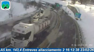 Courmayeur: A5 km. 143,4 Entreves allacciamento 26DIR