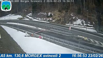 La Salle: A5 km. 130,6 MORGEX svincoli 2