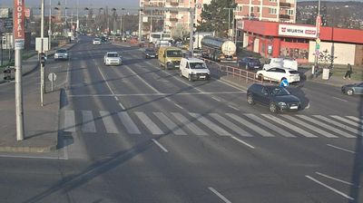 Pecs: Meszes: Pécs, Budai vám -> Városközpont