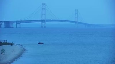 Live webcam in Mackinaw City, Bandaríki Norður-Ameríku
