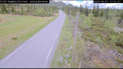 Live webcam in Haglebu, Norge