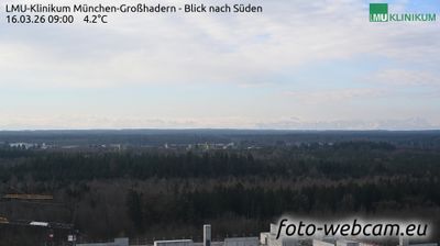 Neuried: LMU-Klinikum München-Großhadern - Blick nach Süden