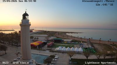 Αλεξανδρούπολη › South: Lighthouse of Alexandroupoli - Alexandroupolis Passenger Port