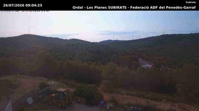 Live webcam in Subirats, Espanya