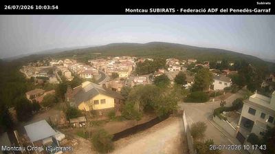 Live webcam in Subirats, Espanya