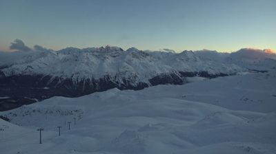 Celerina: Trais Fluors Bergstation - Corviglia - St Moritz