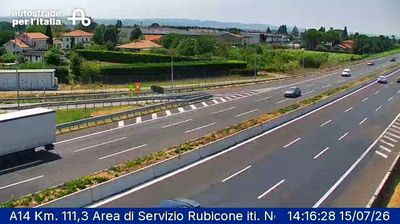 Savignano sul Rubicone: A14 km. 111,3 Area di servizio Rubicone itinere nord