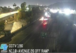 Los Angeles: Dayton Avenue › South: I-110 : (196) Avenue 26 Off Ramp