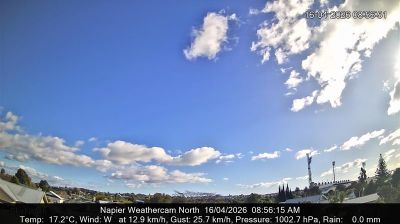 Live webcam in Napier, 新西兰