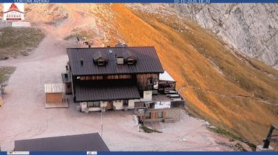 Webcam Colle Santa Lucia › North-west: Rifugio Averau