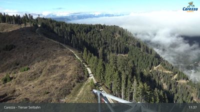 Karersee - Carezza: Tierser Seilbahn